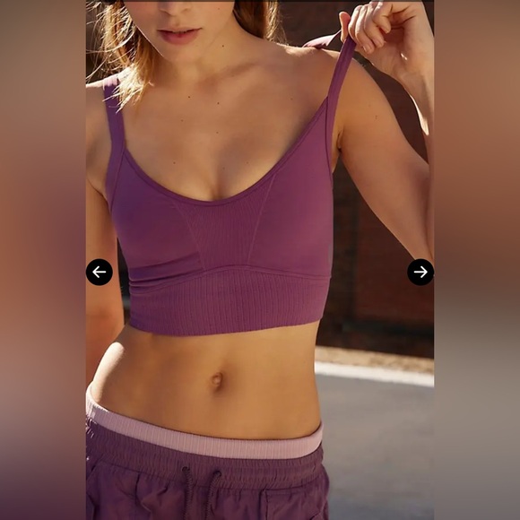 Free People Good Karma Scoop Neck Bra xs/s - Picture 5 of 8